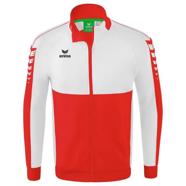 Erima Six Wings Worker Trainingsjacke 1032227 rot/wei? 140