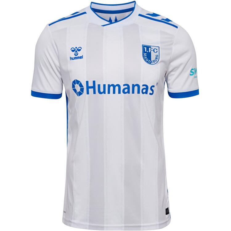 hummel 1 fc magdeburg auswaerts trikot 24 25 227379 white l