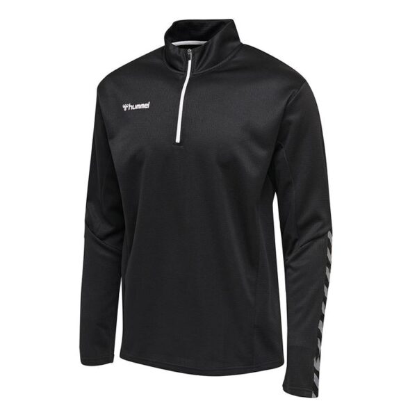 Hummel AUTHENTIC Kinder HALF ZIP SWEATSHIRT BLACK/WHITE 204928-2114...