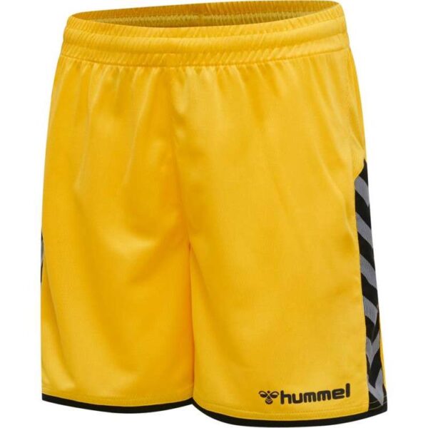 Hummel AUTHENTIC Kinder POLY SHORTS SPORTS YELLOW/BLACK 204925-5115...