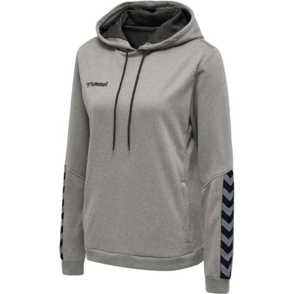 Hummel AUTHENTIC POLY HOODIE Damen GREY MELANGE L