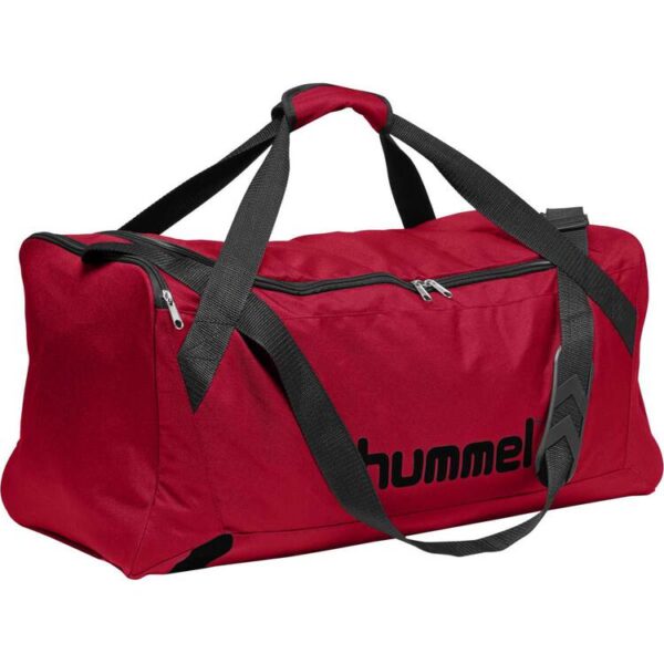 Hummel CORE SPORTS BAG TRUE RED/BLACK 204012-3081 Gr. M