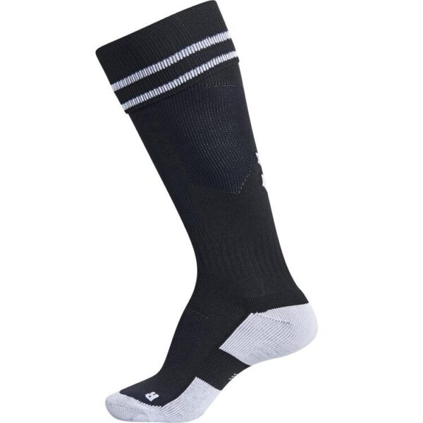 Hummel ELEMENT FOOTBALL SOCK BLACK/WHITE 204046-2114 Gr. 43/45