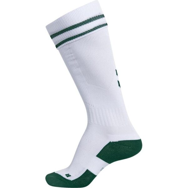 Hummel ELEMENT FOOTBALL SOCK WHITE/EVERGREEN 204046-9004 Gr. 31/34