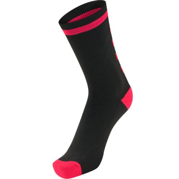 hummel Elite Indoor Socken LOW BLACK/DIVA PINK 204043-2842 Gr. 46-48