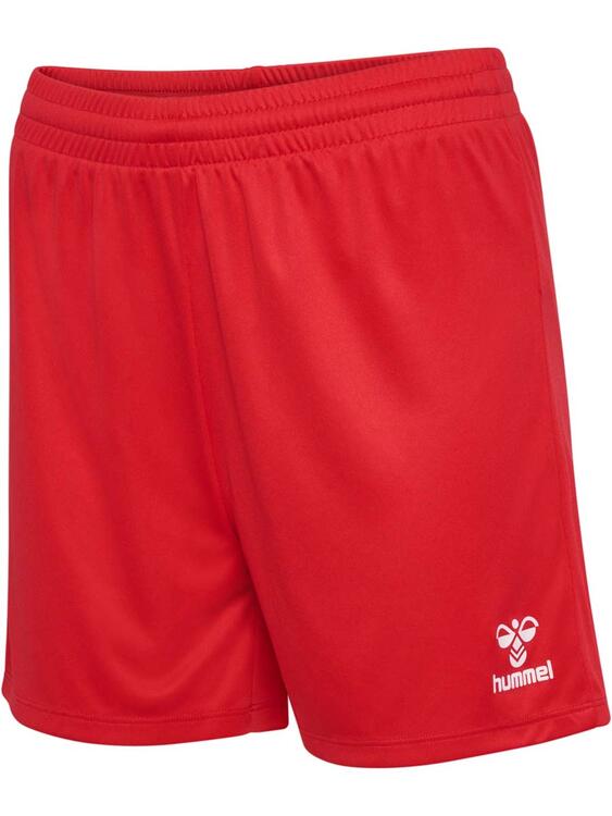 hummel essential shorts damen 227350 true red gr