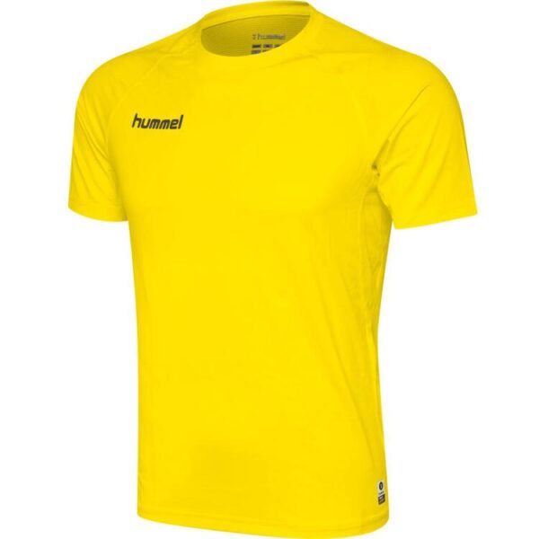 HUMMEL HML FIRST PERFORMANCE JERSEY S/S 204500 BLAZING YELLOW Gr. 2XL