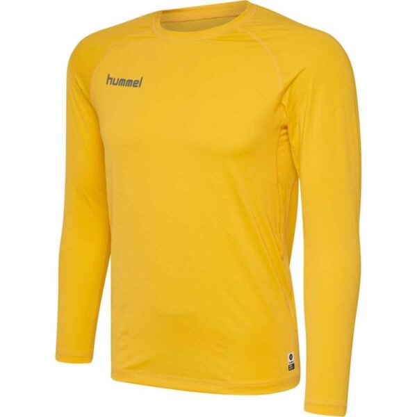 Hummel HML FIRST PERFORMANCE KIDS JERSEY L/S SPORTS YELLOW...