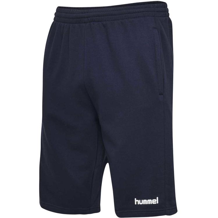 hummel hmlgo cotton bermuda shorts marine 203533 7026 gr