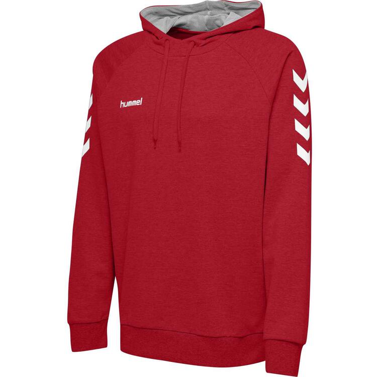 hummel hmlgo cotton hoodie true red 203508 3062 gr s