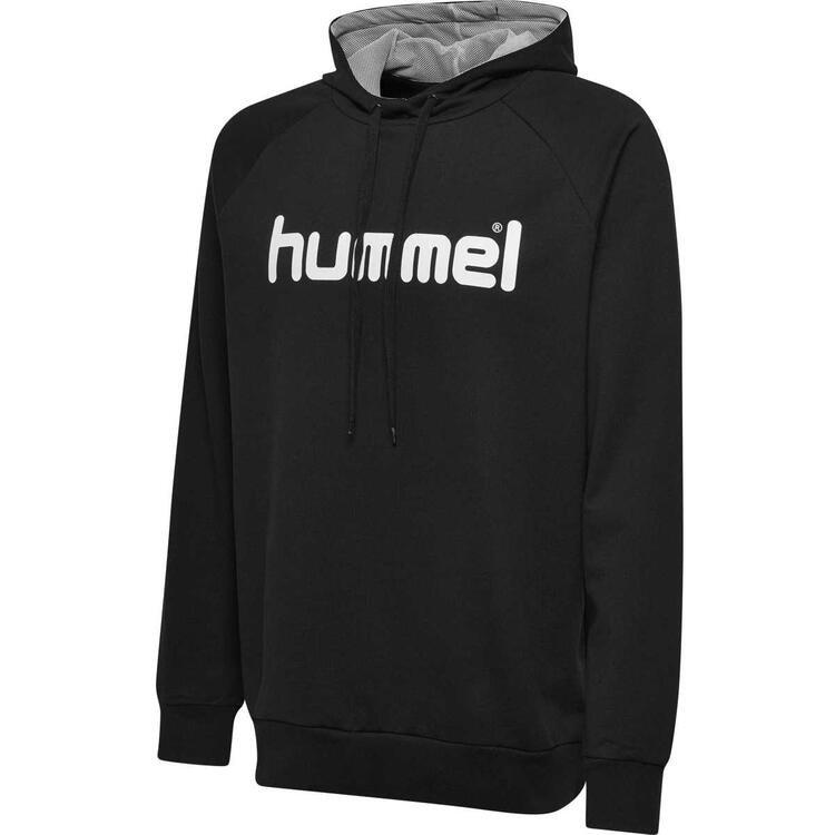 hummel hmlgo cotton logo hoodie black 203511 2001 gr l