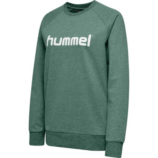 Hummel HMLGO COTTON LOGO SWEATSHIRT WOMAN EVERGREEN 203519-6140 Gr. XS