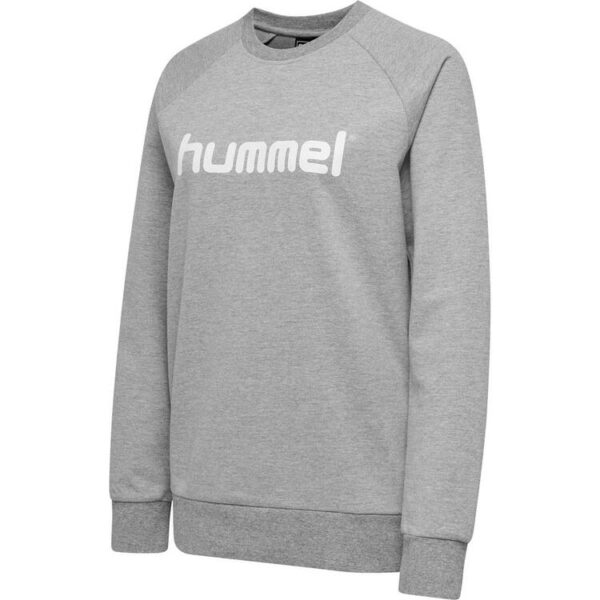 Hummel HMLGO COTTON LOGO SWEATSHIRT WOMAN GREY MELANGE 203519-2006...