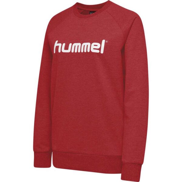 Hummel HMLGO COTTON LOGO SWEATSHIRT WOMAN TRUE RED 203519-3062 Gr. 2XL