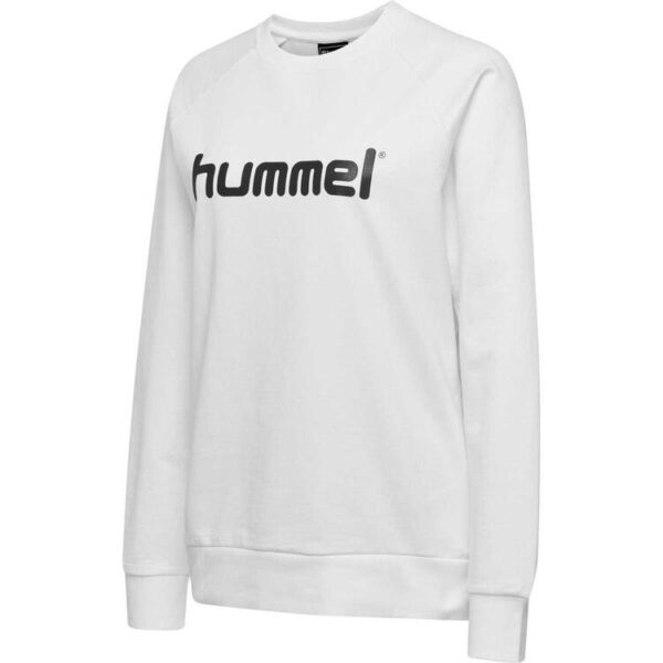 Hummel HMLGO COTTON LOGO SWEATSHIRT WOMAN WHITE 203519-9001 Gr. M