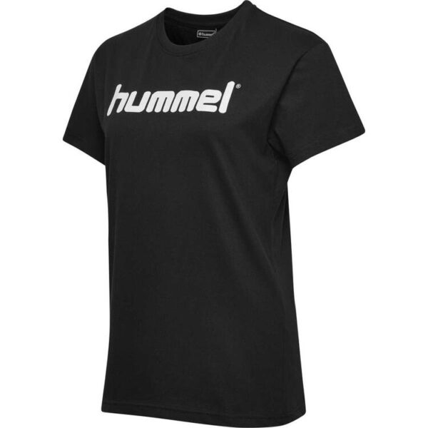 Hummel HMLGO COTTON LOGO T-SHIRT WOMAN S/S BLACK 203518-2001 Gr. S