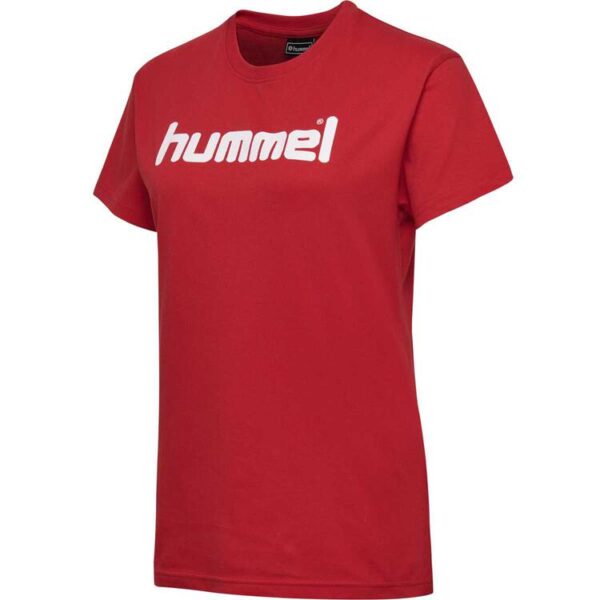 Hummel HMLGO COTTON LOGO T-SHIRT WOMAN S/S TRUE RED 203518-3062 Gr. XS