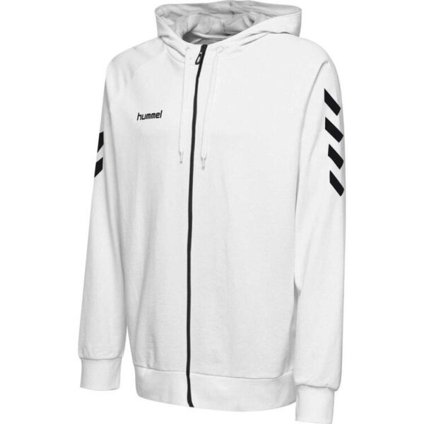 Hummel HMLGO COTTON ZIP HOODIE WHITE 204230-9001 Gr. S