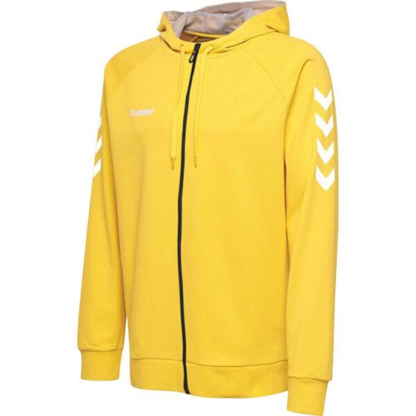 Hummel HMLGO COTTON ZIP HOODIE WOMAN SPORTS YELLOW 204232-5001 Gr. XL