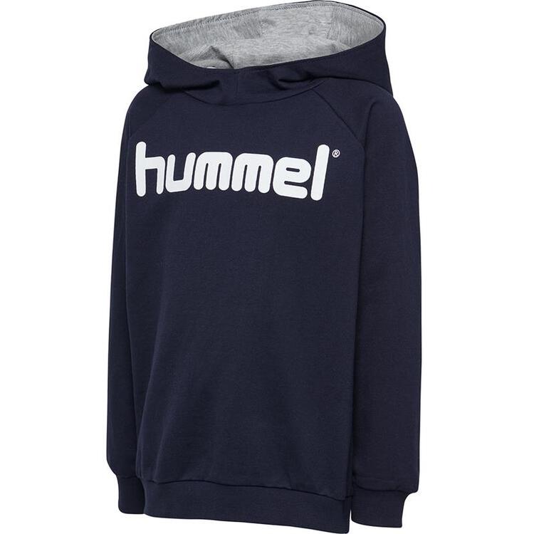 hummel hmlgo kids cotton logo hoodie marine 203512 7026 gr 164