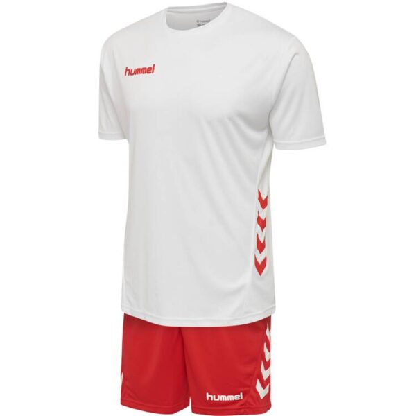 HUMMEL hmlPROMO DUO SET 205872 WHITE/TRUE RED Gr. XL