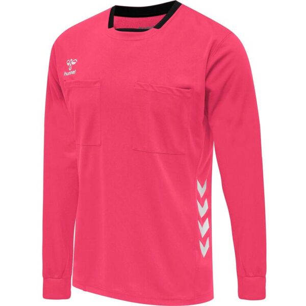 HUMMEL hmlREFEREE CHEVRON JERSEY L/S 213749 DIVA PINK Gr. 2XL