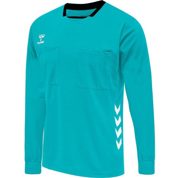 HUMMEL hmlREFEREE CHEVRON JERSEY L/S 213749 SCUBA BLUE Gr. L