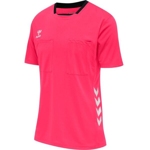 HUMMEL hmlREFEREE CHEVRON WO JERSEY S/S 213751 DIVA PINK Gr. L