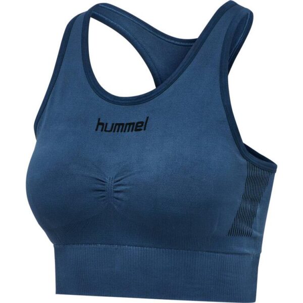 HUMMEL HUMMEL FIRST SEAMLESS BRA WOMEN 202647 DARK DENIM Gr. M-L