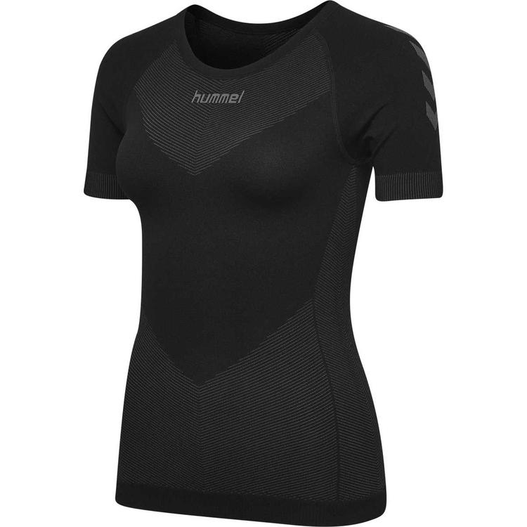 hummel hummel first seamless jersey s s woman black 202644 2001 gr m l