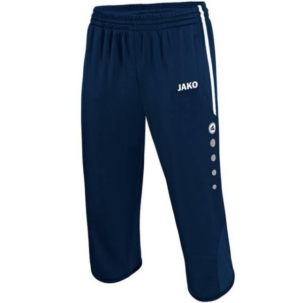 Jako 3/4 Trainingsshort Active marine wei? 8395 09 Gr. 128