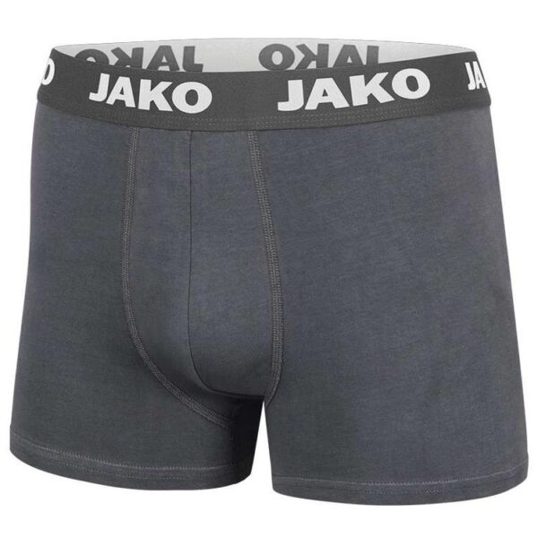 Jako Boxershort Basic 2er Pack 6204 21 anthrazit Gr. XL