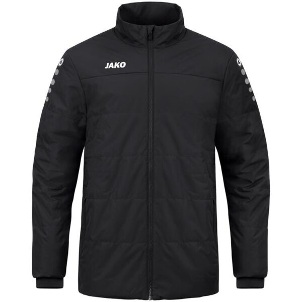 Jako Coachjacke Team 7104-800 schwarz Gr. 164