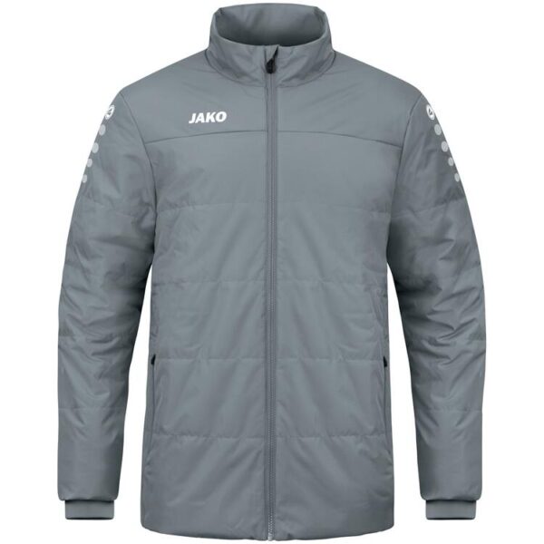 Jako Coachjacke Team 7104-840 steingrau Gr. 128