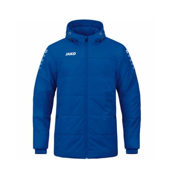 Jako Coachjacke Team mit Kapuze 7103-400 royal Gr. 128