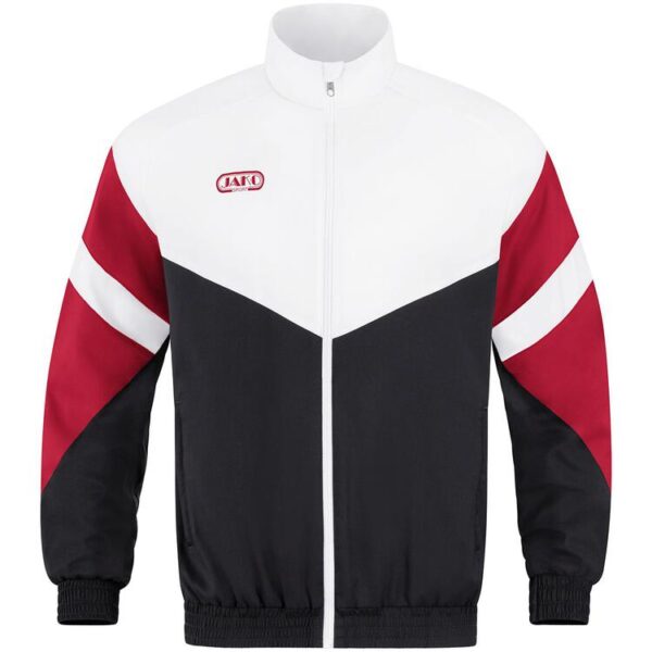 Jako Freizeitjacke Retro 9811 816 schwarz/wei?/rot - Gr. XXL