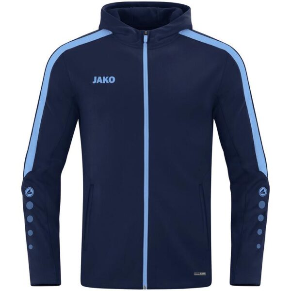 Jako Kapuzenjacke Power 6823 910 marine/skyblue - Gr. 164