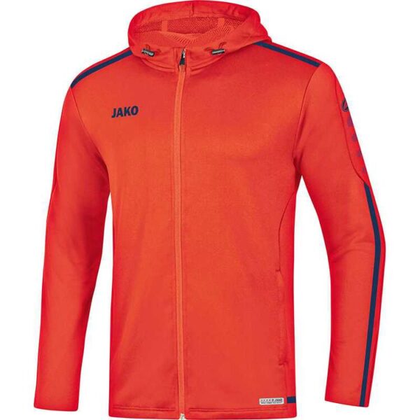 Jako Kapuzenjacke Striker 2.0 flame/navy 6819 18 Gr. 38