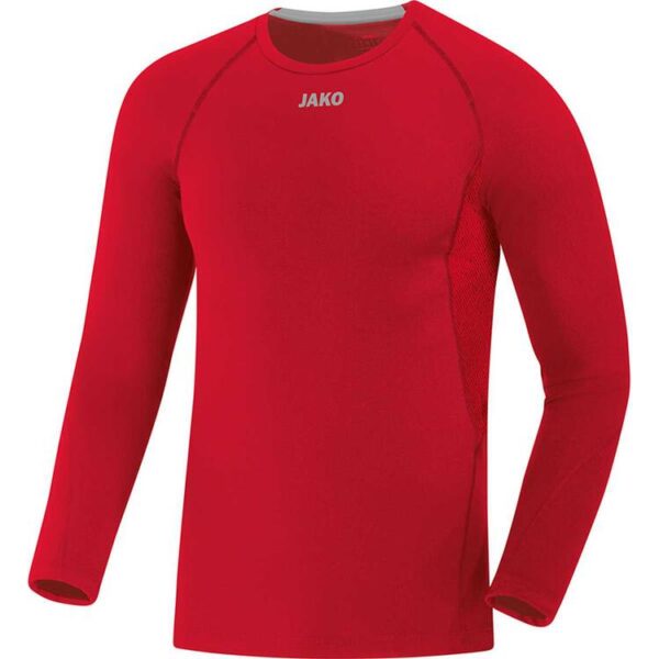 Jako Longsleeve Compression 2.0 rot 6451 01 Gr. XXL