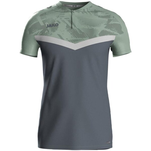 Jako Polo Iconic 6324 anthra light/mintgr?n/soft grey - Gr. 3XL