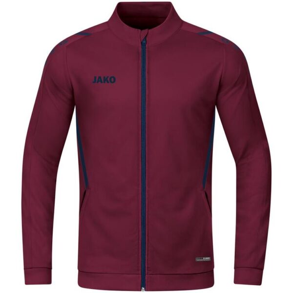 Jako Polyesterjacke Challenge 9321 maroon/marine Gr. 116