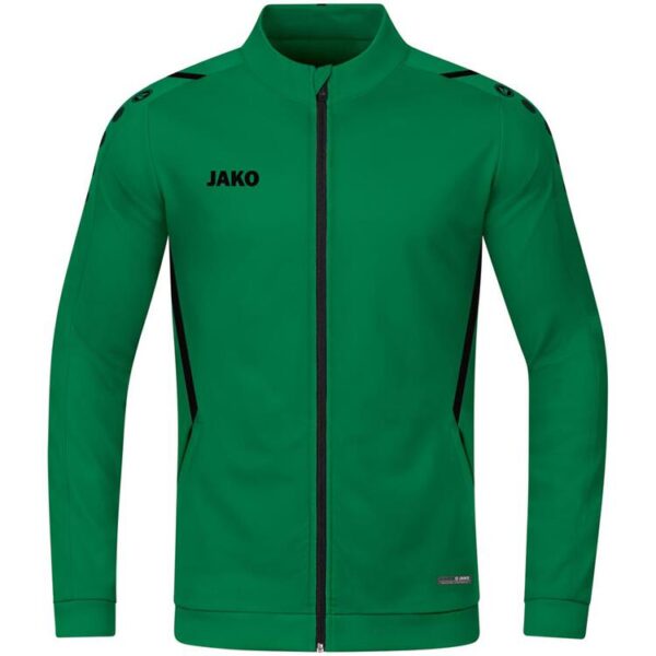 Jako Polyesterjacke Challenge 9321 sportgr?n/schwarz Gr. 116