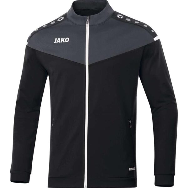 Jako Polyesterjacke Champ 2.0 9320-08 schwarz/anthrazit Gr. 116