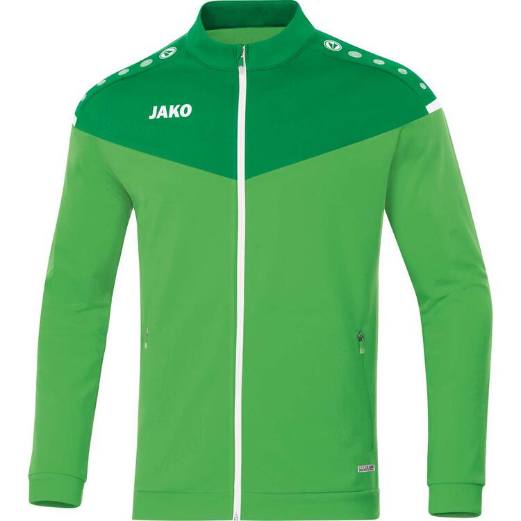 jako polyesterjacke champ 20 9320 22 soft green sportgruen gr l