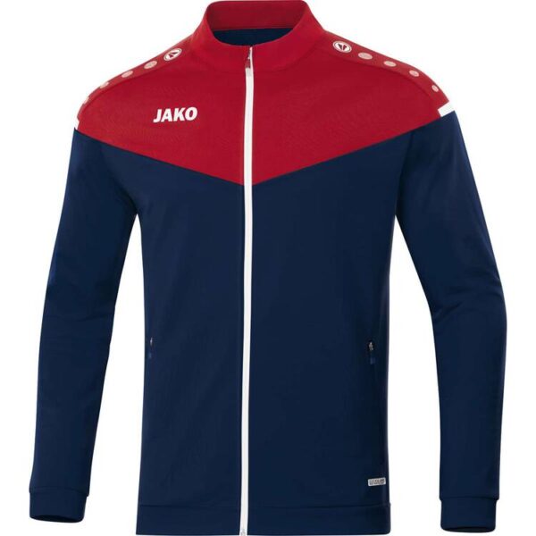 Jako Polyesterjacke Champ 2.0 9320-91 marine/chili rot Gr. 116