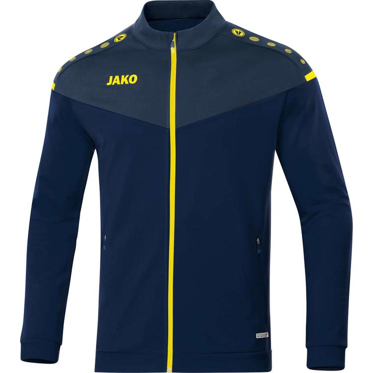 jako polyesterjacke champ 20 9320 93 marine darkblue neongelb gr 116