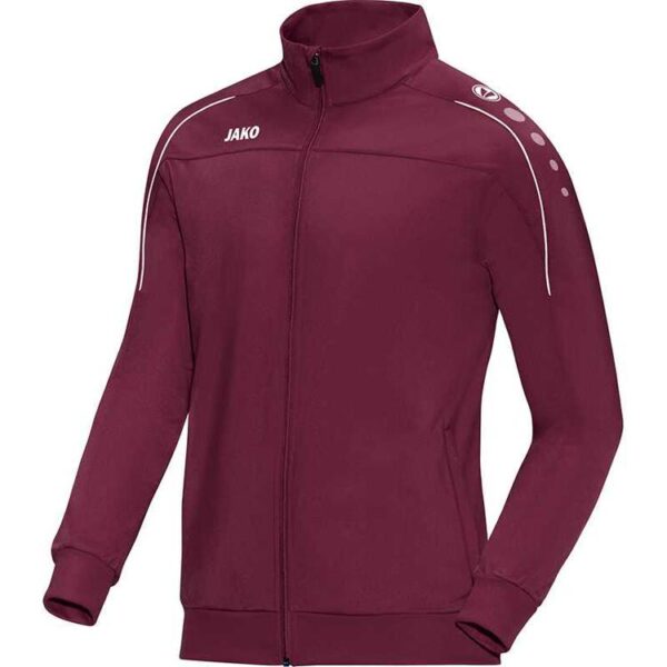 Jako Polyesterjacke Classico maroon 9350 14 Gr. 140