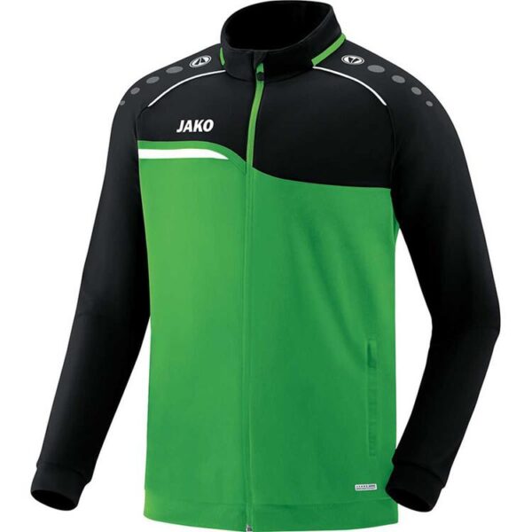 Jako Polyesterjacke Competition 2.0 soft green/schwarz 9318 22 Gr. 116