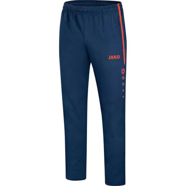 Jako Pr?sentationshose Striker 2.0 navy/flame 6519 18 Gr. 128