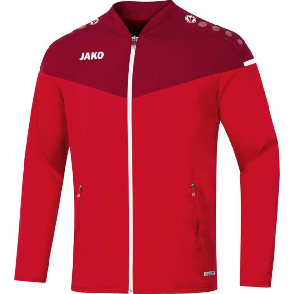 Jako Pr?sentationsjacke Champ 2.0 9820-01 rot/weinrot Gr. 34